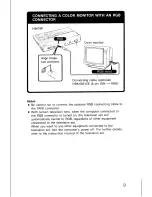 Preview for 9 page of Sony HB-F9P Operating Instructions Manual