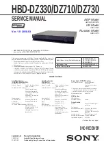 Sony HBD-DZ330 Service Manual предпросмотр