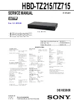 Sony HBD-TZ215 Service Manual preview