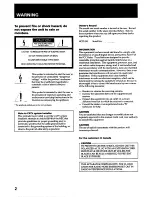 Предварительный просмотр 2 страницы Sony HCD-241 Primary Operating Instructions Manual