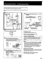 Предварительный просмотр 13 страницы Sony HCD-241 Primary Operating Instructions Manual