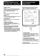 Предварительный просмотр 20 страницы Sony HCD-241 Primary Operating Instructions Manual