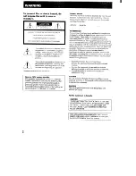 Предварительный просмотр 2 страницы Sony HCD-251 Operating Instructions Manual