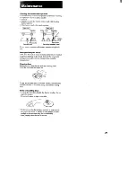 Предварительный просмотр 21 страницы Sony HCD-251 Operating Instructions Manual