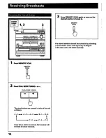 Preview for 12 page of Sony HCD-441 Operating Instructions Manual