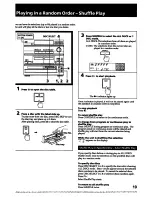 Предварительный просмотр 19 страницы Sony HCD-441 Operating Instructions Manual