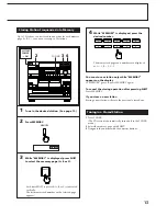 Preview for 13 page of Sony HCD-461 Operating Instructions Manual