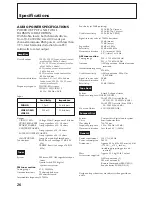 Preview for 26 page of Sony HCD-461 Operating Instructions Manual