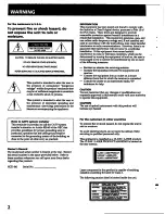 Предварительный просмотр 2 страницы Sony HCD-541 Primary Operating Instructions Manual