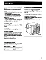 Предварительный просмотр 3 страницы Sony HCD-541 Primary Operating Instructions Manual