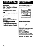 Предварительный просмотр 28 страницы Sony HCD-541 Primary Operating Instructions Manual