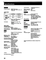 Предварительный просмотр 30 страницы Sony HCD-541 Primary Operating Instructions Manual