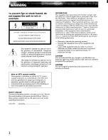 Preview for 2 page of Sony HCD-551 Operating Instructions Manual