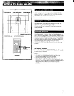 Preview for 7 page of Sony HCD-551 Operating Instructions Manual