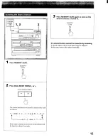 Preview for 15 page of Sony HCD-551 Operating Instructions Manual