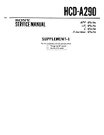 Предварительный просмотр 62 страницы Sony HCD-A290 Service Manual