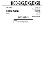 Предварительный просмотр 55 страницы Sony HCD-BX2 Service Manual