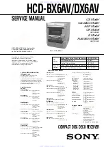 Preview for 1 page of Sony HCD-BX6AV Service Manual