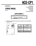 Предварительный просмотр 44 страницы Sony HCD-CP1 Service Manual