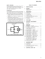 Preview for 3 page of Sony HCD-CP101 Service Manual