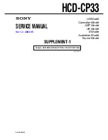 Предварительный просмотр 81 страницы Sony HCD-CP33 Service Manual