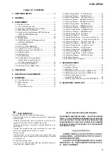 Preview for 3 page of Sony HCD-CP505 Service Manual