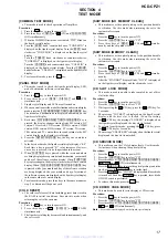 Предварительный просмотр 17 страницы Sony HCD-CPZ1 Service Manual