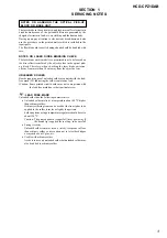 Preview for 3 page of Sony HCD-CPZ1DAB Service Manual