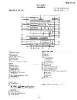 Предварительный просмотр 3 страницы Sony HCD-D115 Service Manual