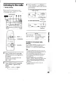 Предварительный просмотр 13 страницы Sony HCD-D590 - Compact Disk Deck System Operating Instructions Manual