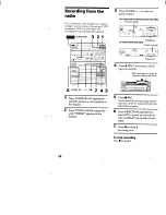 Предварительный просмотр 14 страницы Sony HCD-D590 - Compact Disk Deck System Operating Instructions Manual