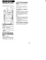 Preview for 27 page of Sony HCD-D590 - Compact Disk Deck System Operating Instructions Manual