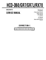 Предварительный просмотр 104 страницы Sony HCD-D60 Service Manual