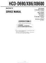 Предварительный просмотр 101 страницы Sony HCD-D690 Service Manual