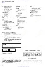 Предварительный просмотр 2 страницы Sony HCD-DH3 Service Manual