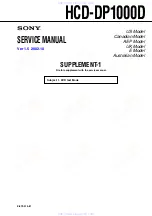 Preview for 93 page of Sony HCD-DP1000D Service Manual