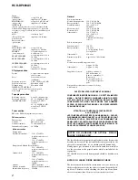 Предварительный просмотр 2 страницы Sony HCD-DP800AV Service Manual