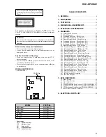 Preview for 3 page of Sony HCD-DP800AV Service Manual