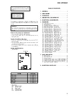 Предварительный просмотр 3 страницы Sony HCD-DP800AV Service Manual