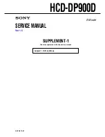 Preview for 91 page of Sony HCD-DP900D Service Manual