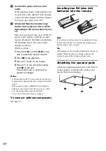 Предварительный просмотр 10 страницы Sony HCD-DV2D - Dvd / Reciever Component Operating Instructions Manual