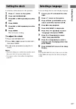 Preview for 11 page of Sony HCD-DV2D - Dvd / Reciever Component Operating Instructions Manual