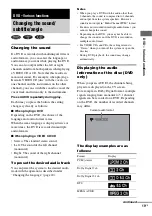 Предварительный просмотр 19 страницы Sony HCD-DV2D - Dvd / Reciever Component Operating Instructions Manual