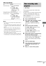 Preview for 33 page of Sony HCD-DV2D - Dvd / Reciever Component Operating Instructions Manual