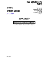 Предварительный просмотр 89 страницы Sony HCD-DX150 - Dvd / Reciever Component Service Manual