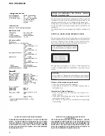 Предварительный просмотр 2 страницы Sony HCD-DX50 Service Manual