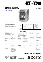 Preview for 7 page of Sony HCD-DX90 Service Manual