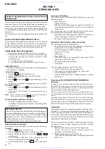 Предварительный просмотр 4 страницы Sony HCD-DZ20 Service Manual