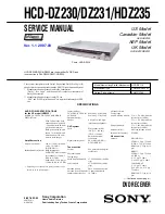 Sony HCD-DZ230 Service Manual preview