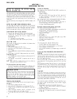 Предварительный просмотр 4 страницы Sony HCD-DZ30 Service Manual